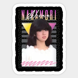 Akina Nakamori Retro Aesthetic Fan Art Sticker